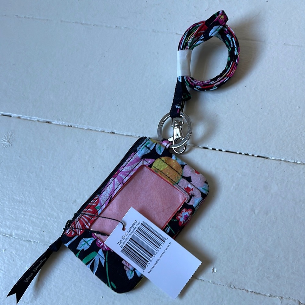 Vera Bradley zip ID & Lanyard